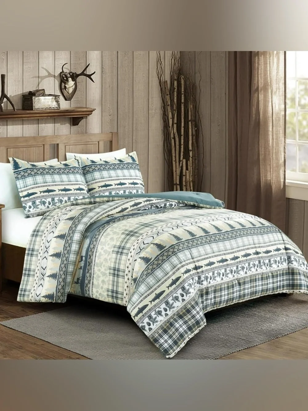 King 3 piece comforter set